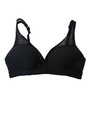 Hunkemöller Black Mesh Padded Wireless Bra 34D Gothcore Grungesleaze Boudior